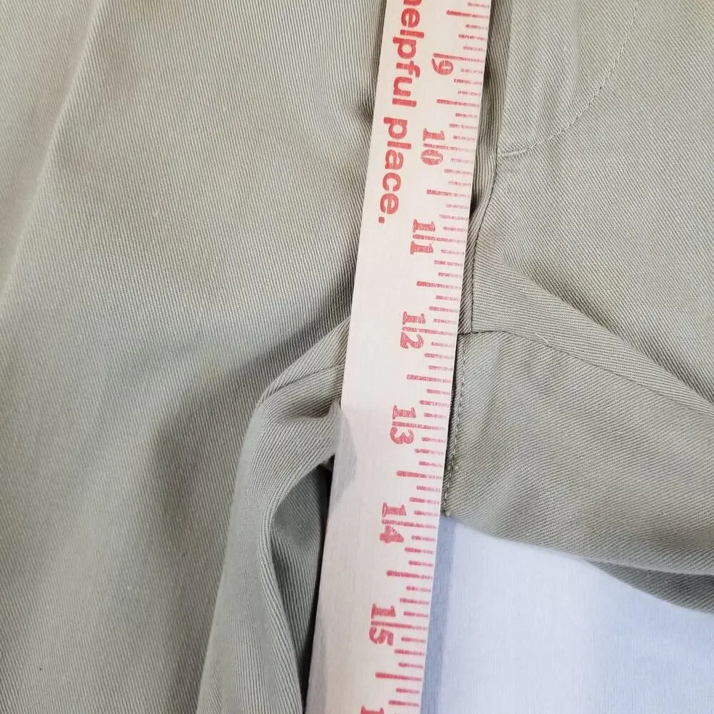 Polo Ralph Lauren Khaki Pants Mens 36x28 Beige Cotton Flat Front USA Chino
